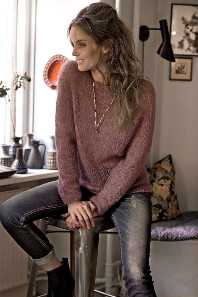 1.jpg Einföld og falleg silk mohair peysa - Image 1