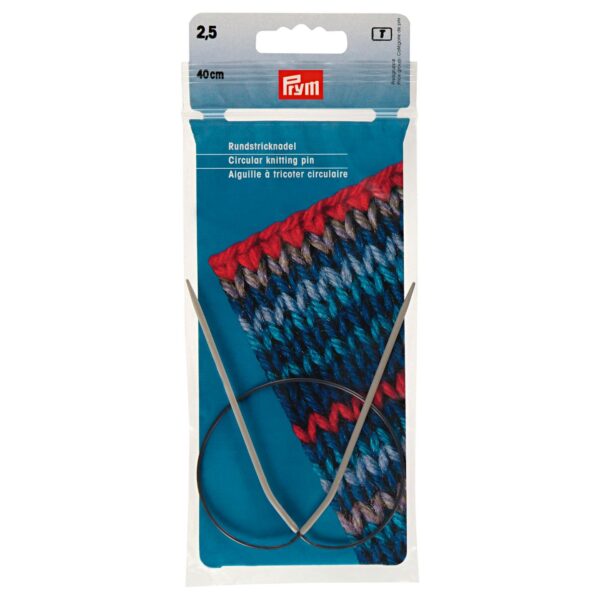 40 cm hringprjónar stærð 2-12