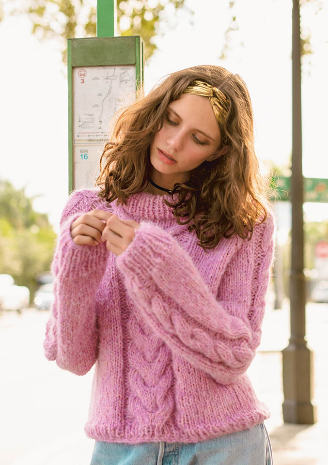 image001.jpg Peysa með stórum köðlum - Image 1