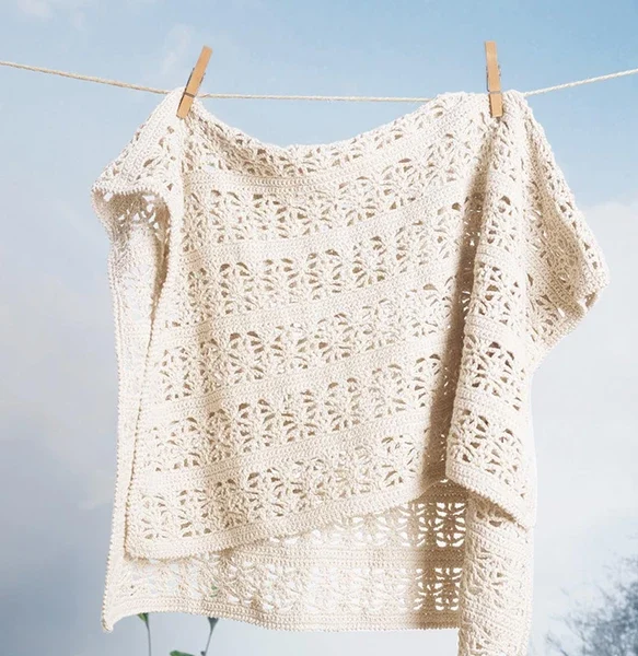 T11-31 Heklað barnateppi