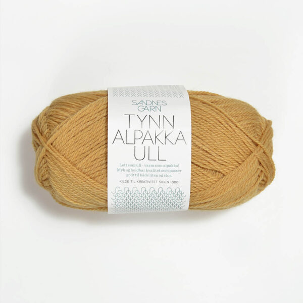 Tynn Alpakka Ull