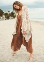 Molly hekluð víð og síð peysa