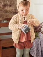 T14-02 Fiðrildamunstur peysa/kjusa/teppi