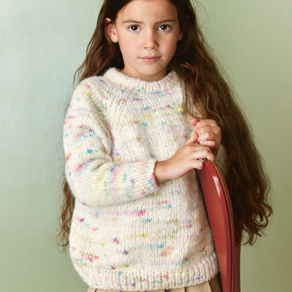 Poppy Philipe barnapeysa