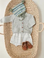 T14-08 Rönd. peysa/samfella/húfur/sokkar - Image 4