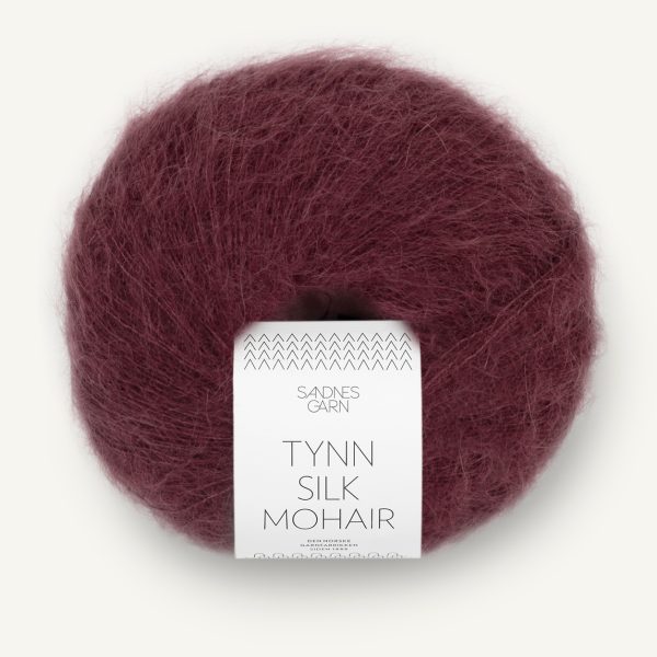 Tynn silk mohair 4372 Burgundy
