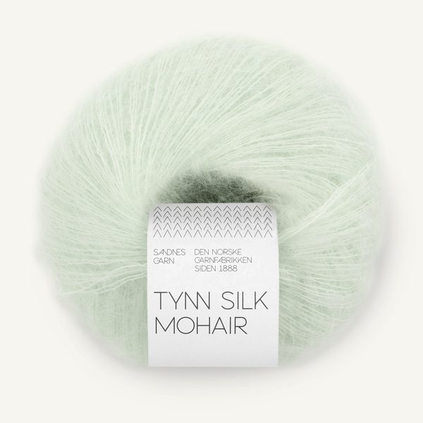 Tynn silk mohair 7911 mint green 25gr