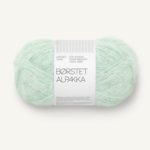 Börstet Alpakka 7911 Mint Green
