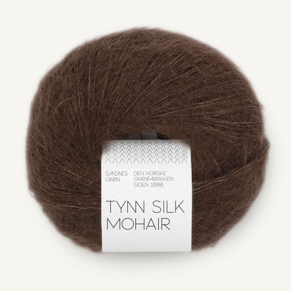 Tynn silk mohair 3091 Cacao Nibs 25gr
