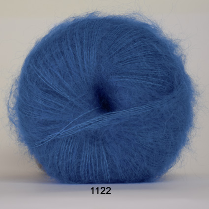 Silk Kid Mohair 1122 blár 25g