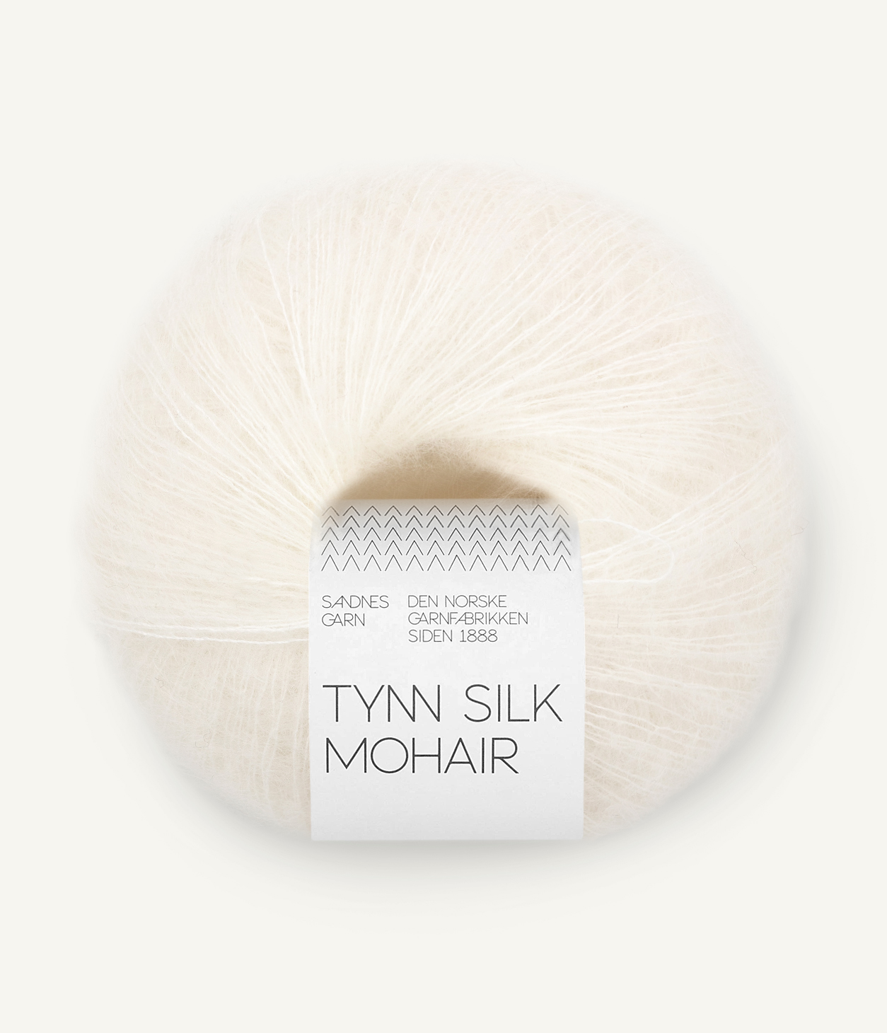 11931001_White_300dpi_noste.jpg Tynn silk mohair 1001 True white - Image 1