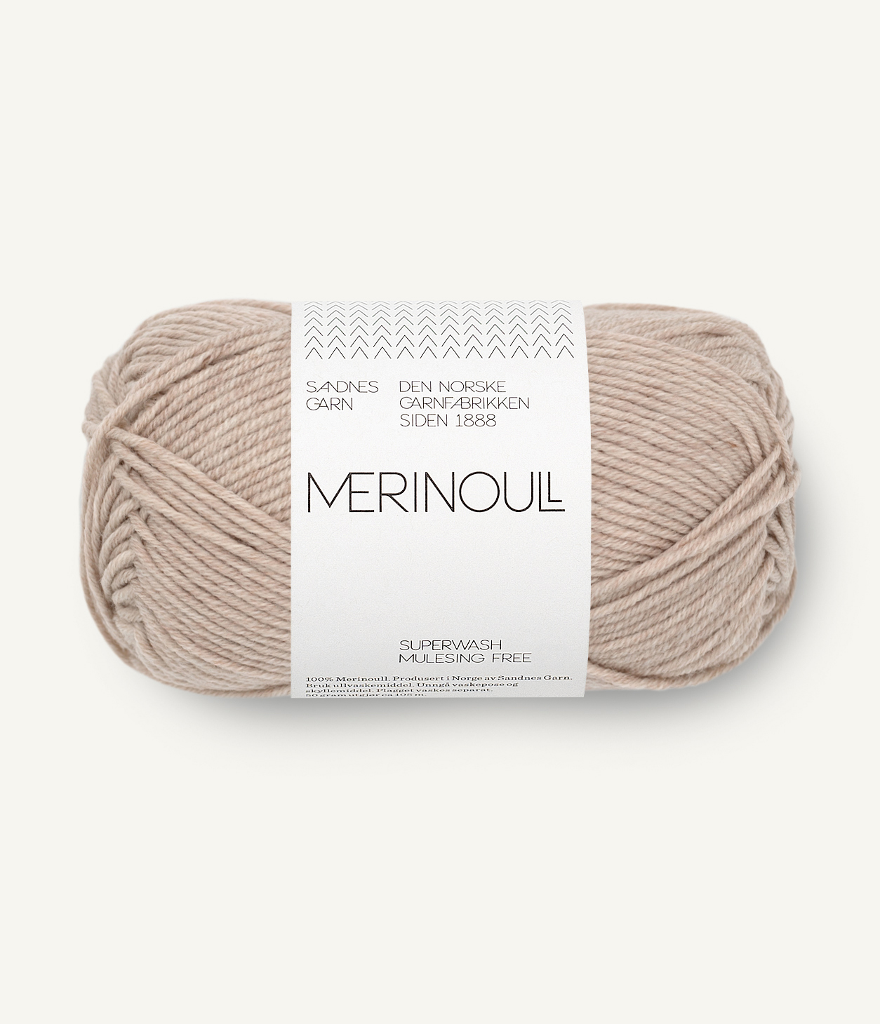 11762650_Beige-melange_300dpi_Noste.jpg Merinoull Beige melange 2650 - Image 1