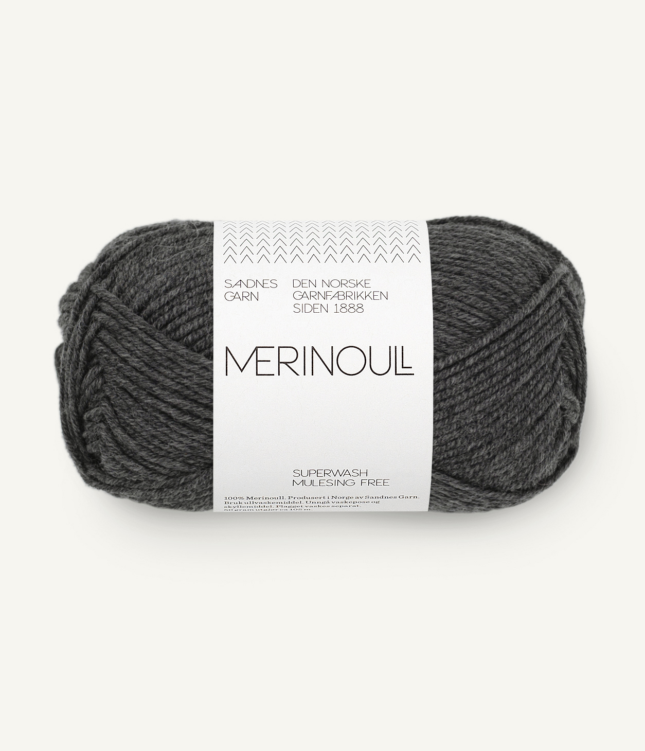 11761065_Charcoal-melange_300dpi_Noste.jpg Merinoull 1065 Charcoal melange - Image 1